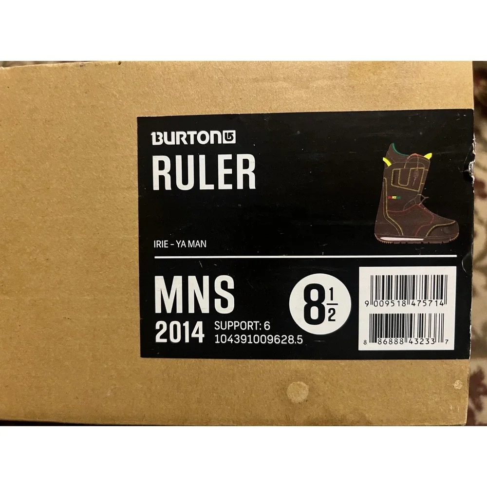 Burton Ruler IRIE-YA MAN Size‎ 8-1/2 Snow Boots NEW